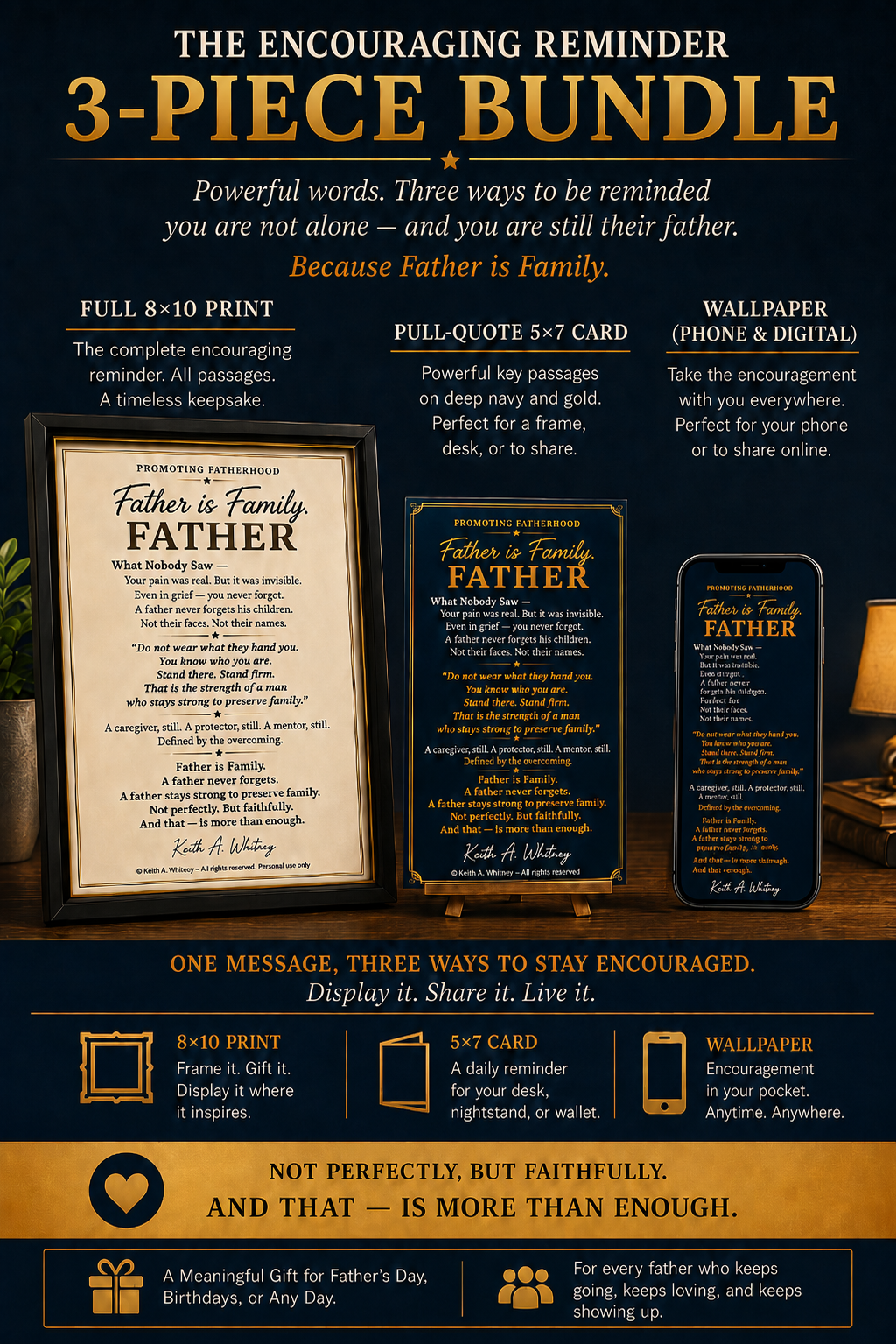 Father is Family Keepsake Bundle